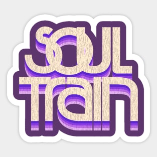 Soul Train Vintage Sticker